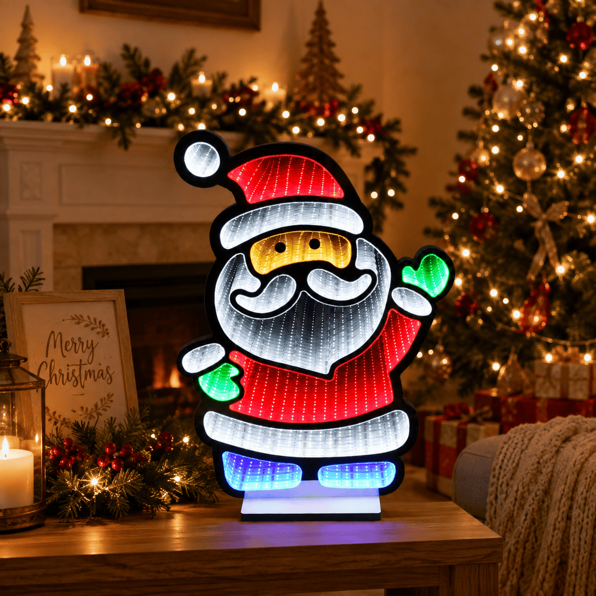 LED Santa Infinity Light (60cm)