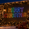 LED Ropelight 2-in-1 Merry Christmas Motif Rainbow