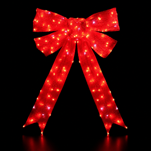 LED Giant Mesh Foldable Bow Motif 160cm x 130cm