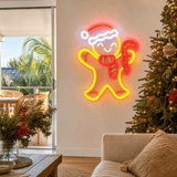 LED Neonflex Gingerbread with Candy Cane (40.5cm)