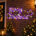 LED Ropelight Merry Christmas with Star Motif