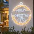LED Ropelight Merry Christmas Bauble Motif