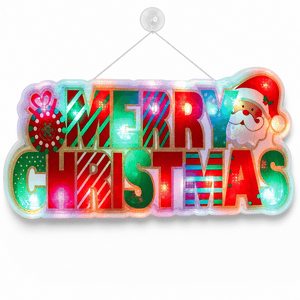 LED Merry Christmas Plaque Colour Change