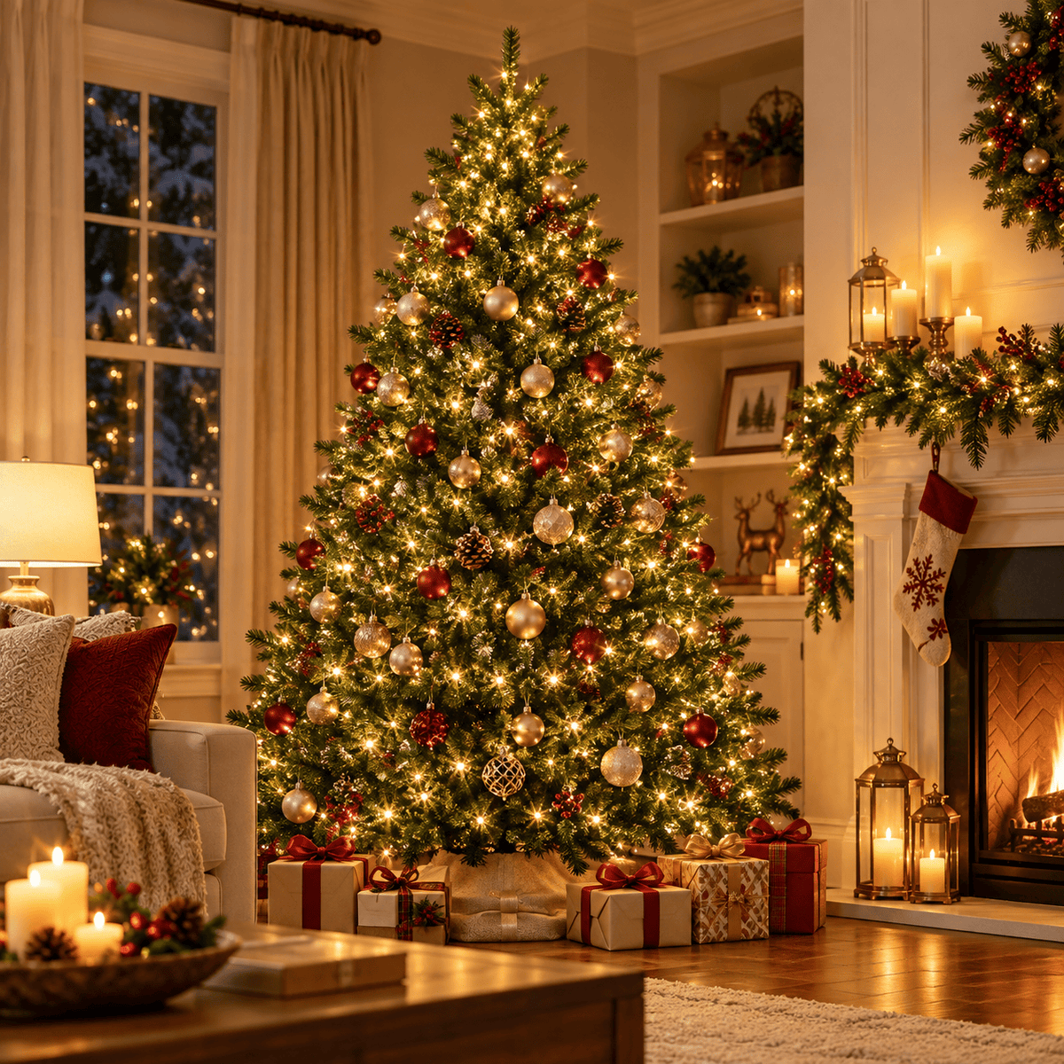 LED 3000 Compact Fairy Lights Vintage Gold - View 2