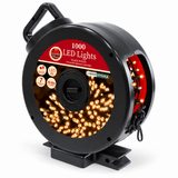 LED 1000 Fairy Lights on Reel Warm White - View 1