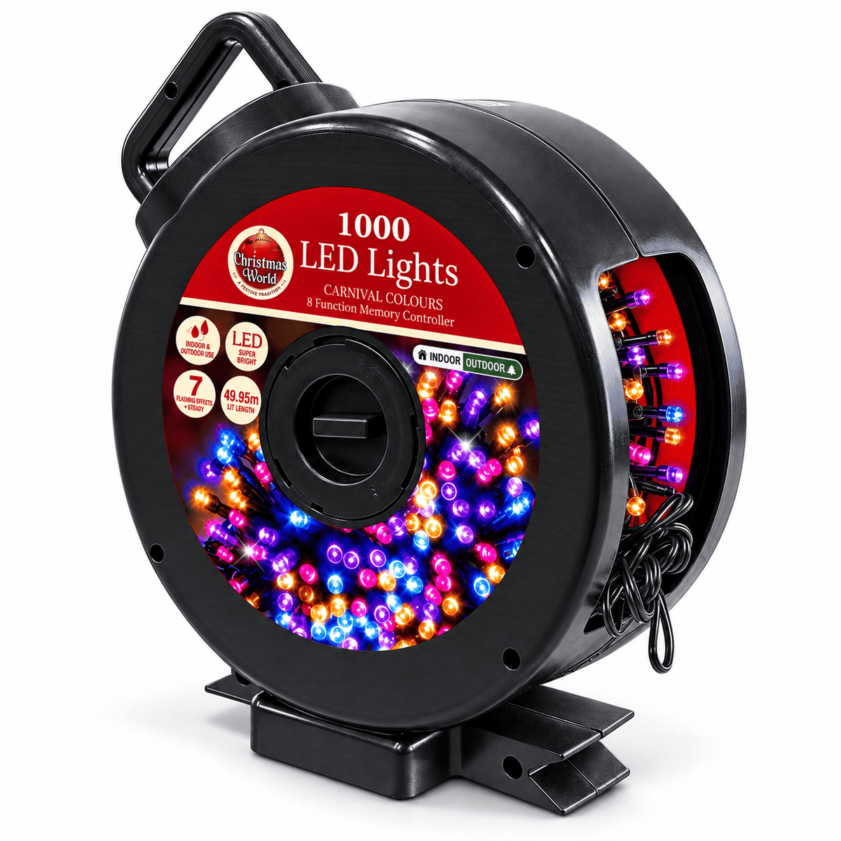 LED 1000 Fairy Lights on Reel Carnival - View 1