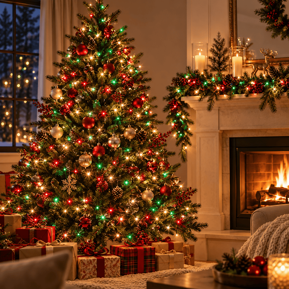 LED 400 Fairy Lights Christmas (40m) - View 2
