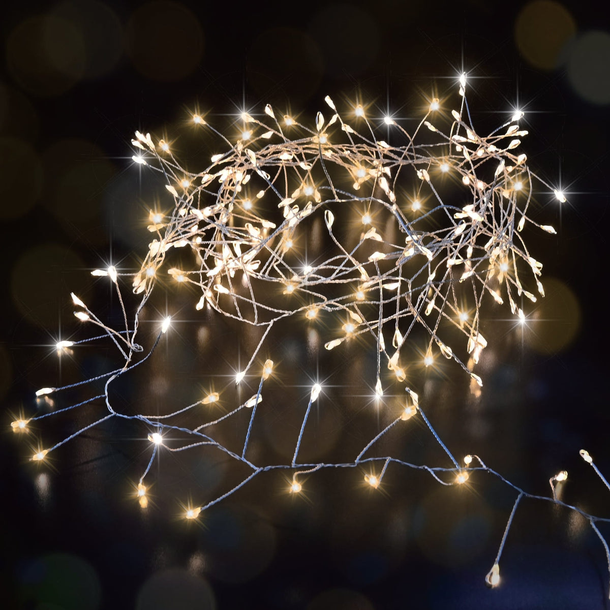 LED Starry Wire Mirco Cluster Lights Warm White (5m) - View 1