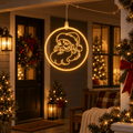 LED Santa Face Pendant Light Motif (30cm )