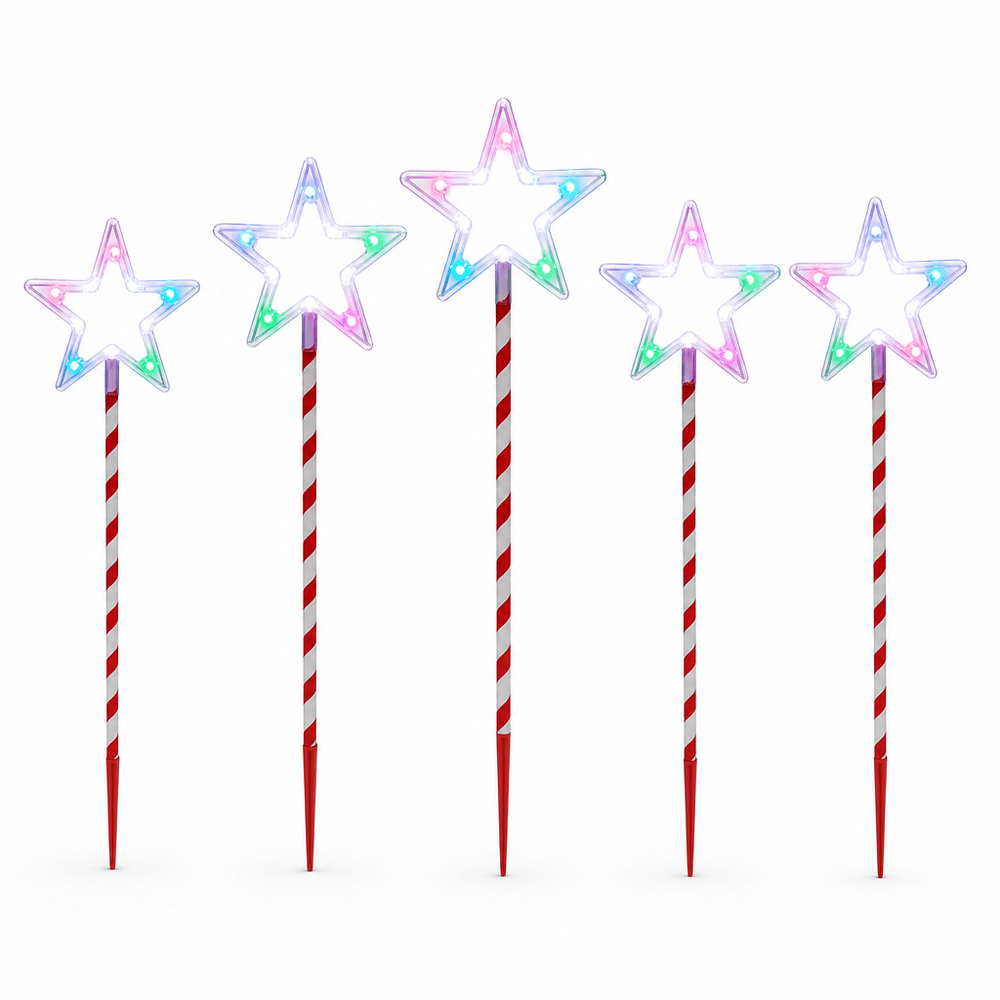 LED Lightshow App Star Path Lights 4pk