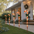 LED Candy Cane Path Lights 5pk