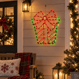 LED Tinsel Present Motif (50cm)