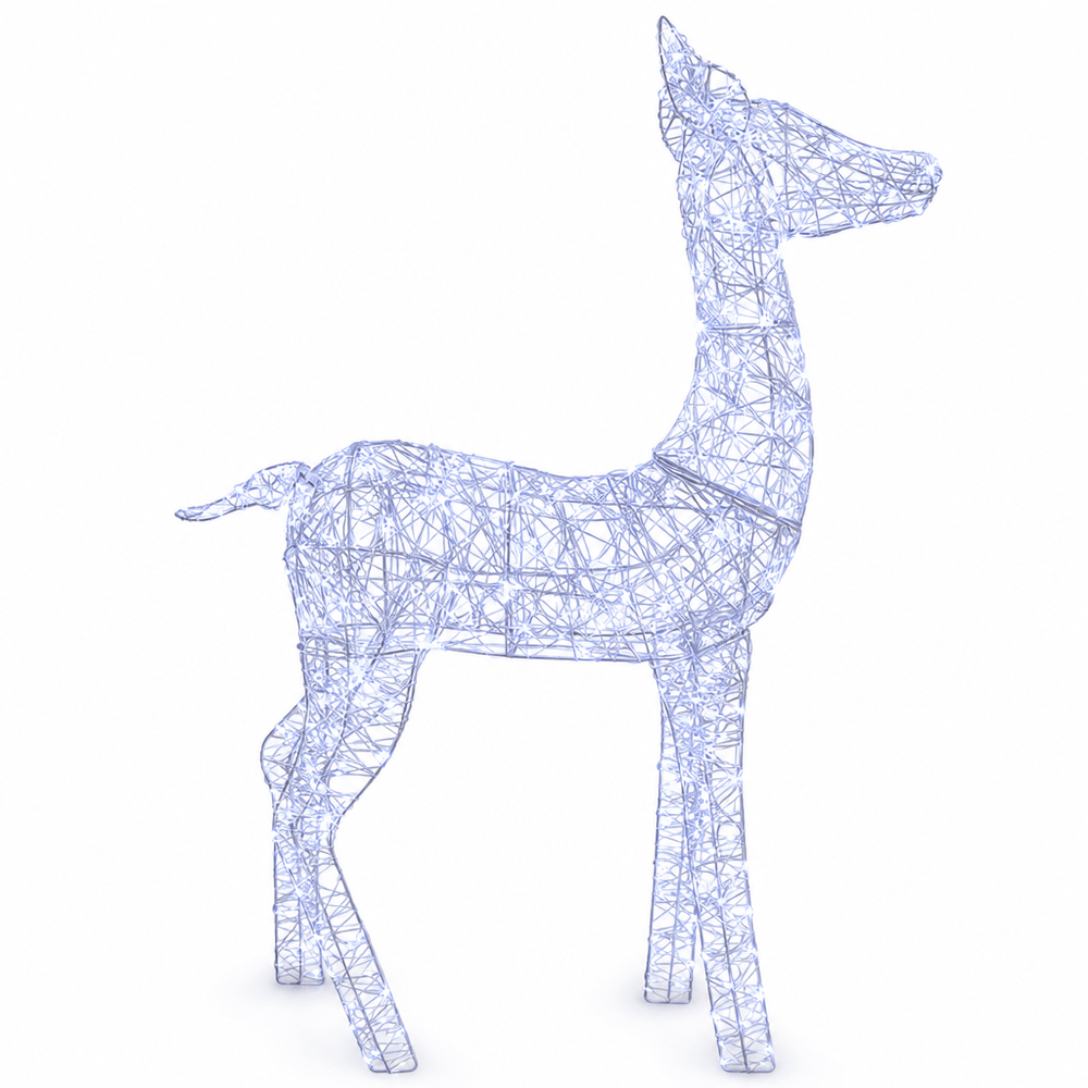 LED Cool White Mother Reindeer (108cm)