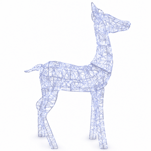 LED Cool White Mother Reindeer (108cm)
