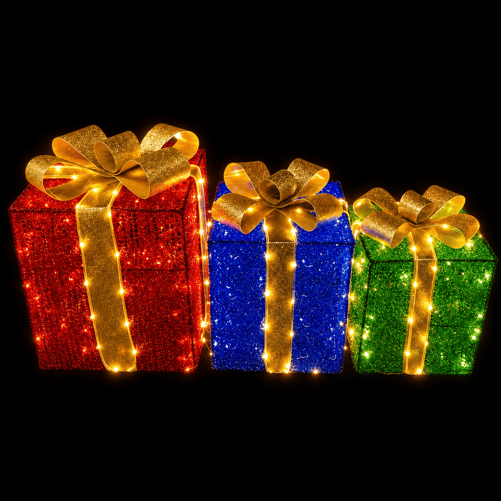 LED Colourburst Presents (3pc)