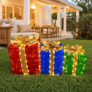 LED Colourburst Presents (3pc)