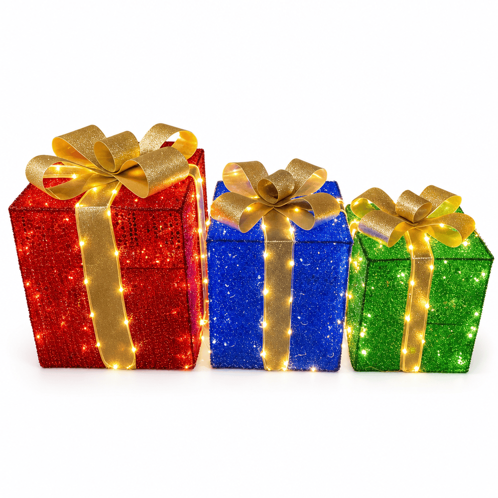 LED Colourburst Presents (3pc)