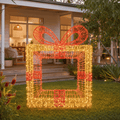 LED Giftbox with Snowflake Motif (106cm)