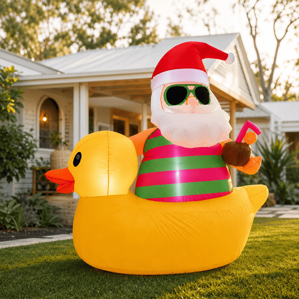 Inflatable Summer Santa Duckie (185cm)
