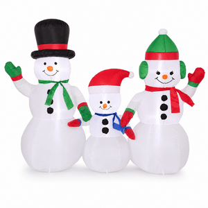Inflatable Snowman Family (175cm)