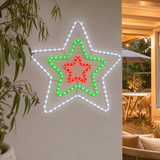 LED Neonflex 3 in 1 Flashing Star R-G-CW (72cm)