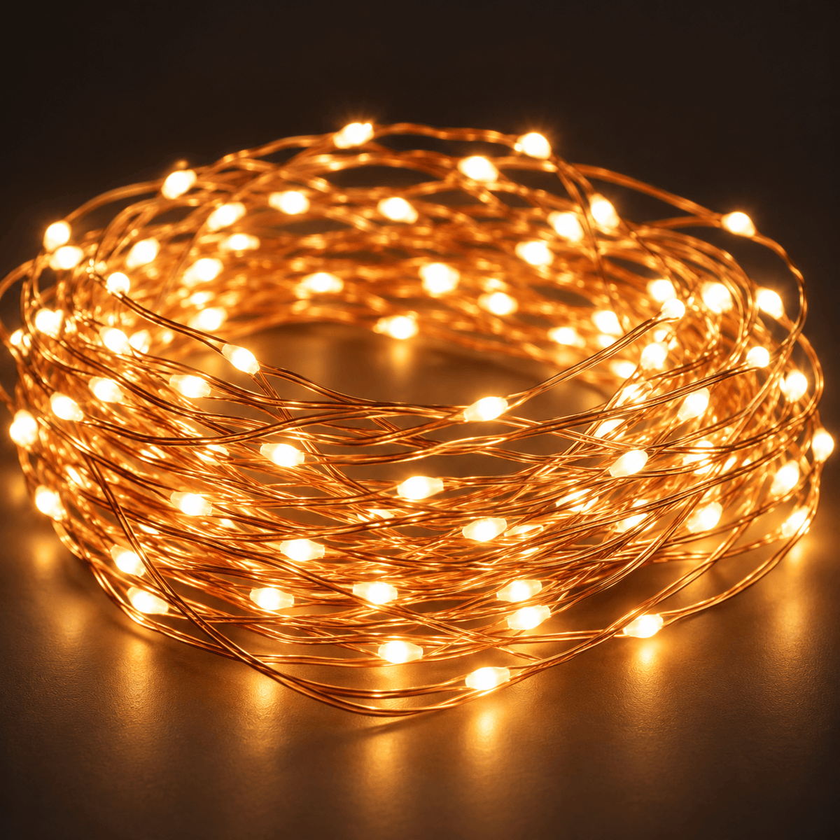 LED 100 Battery Starry Wire Lights (10m) - View 2