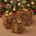 LED Gold Present (3pc)