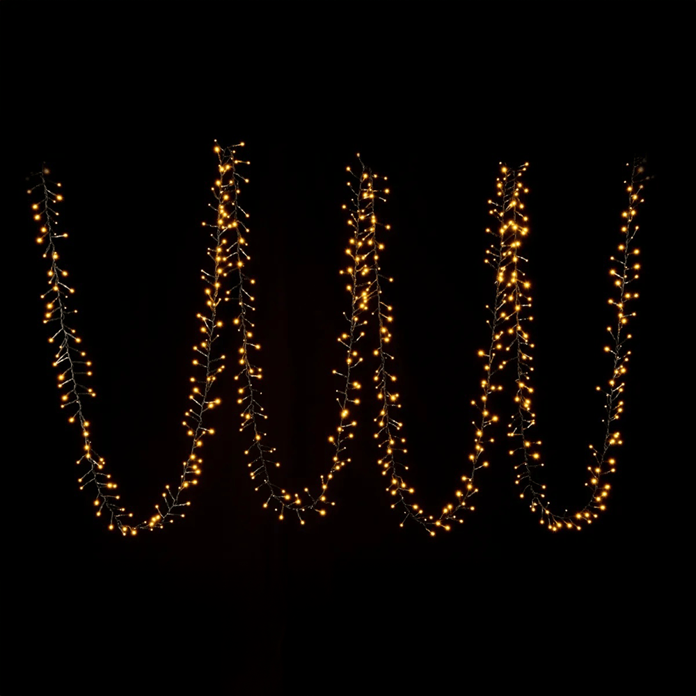 720 LED Cluster Lights Vintage Gold (10.4m)