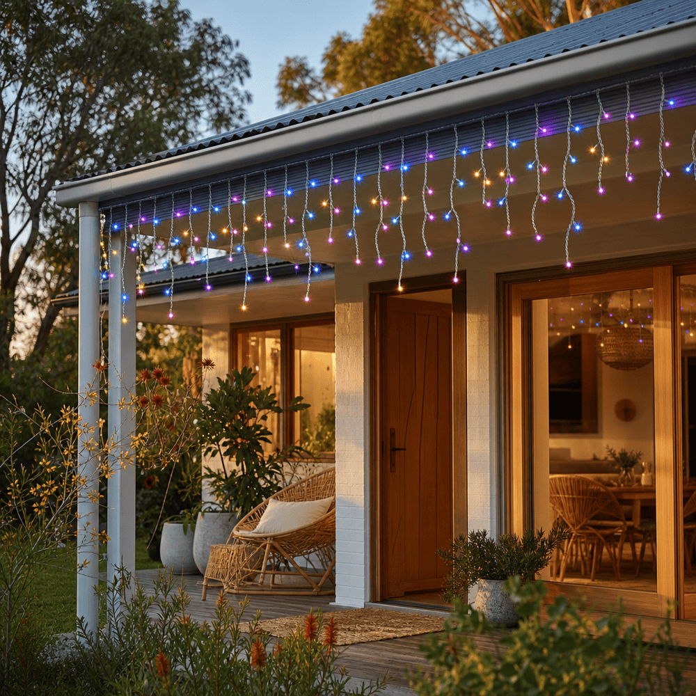 300 LED Carnival Icicle Lights - lifestyle
