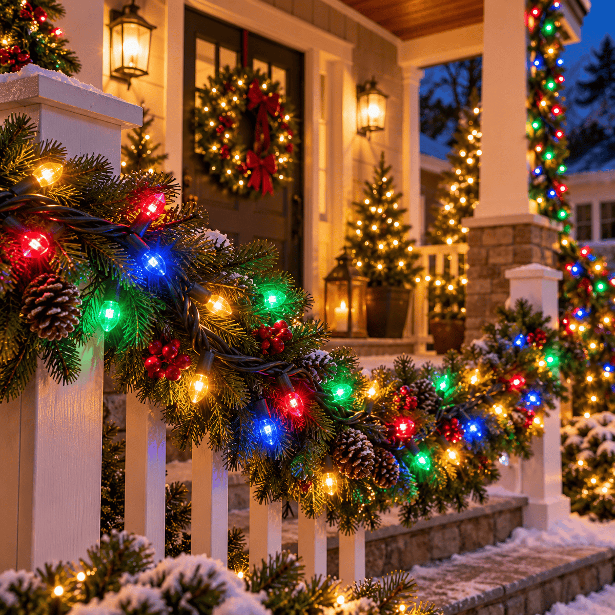 240 Heavy Duty Connectable Fairy Lights Multicolour - View 4