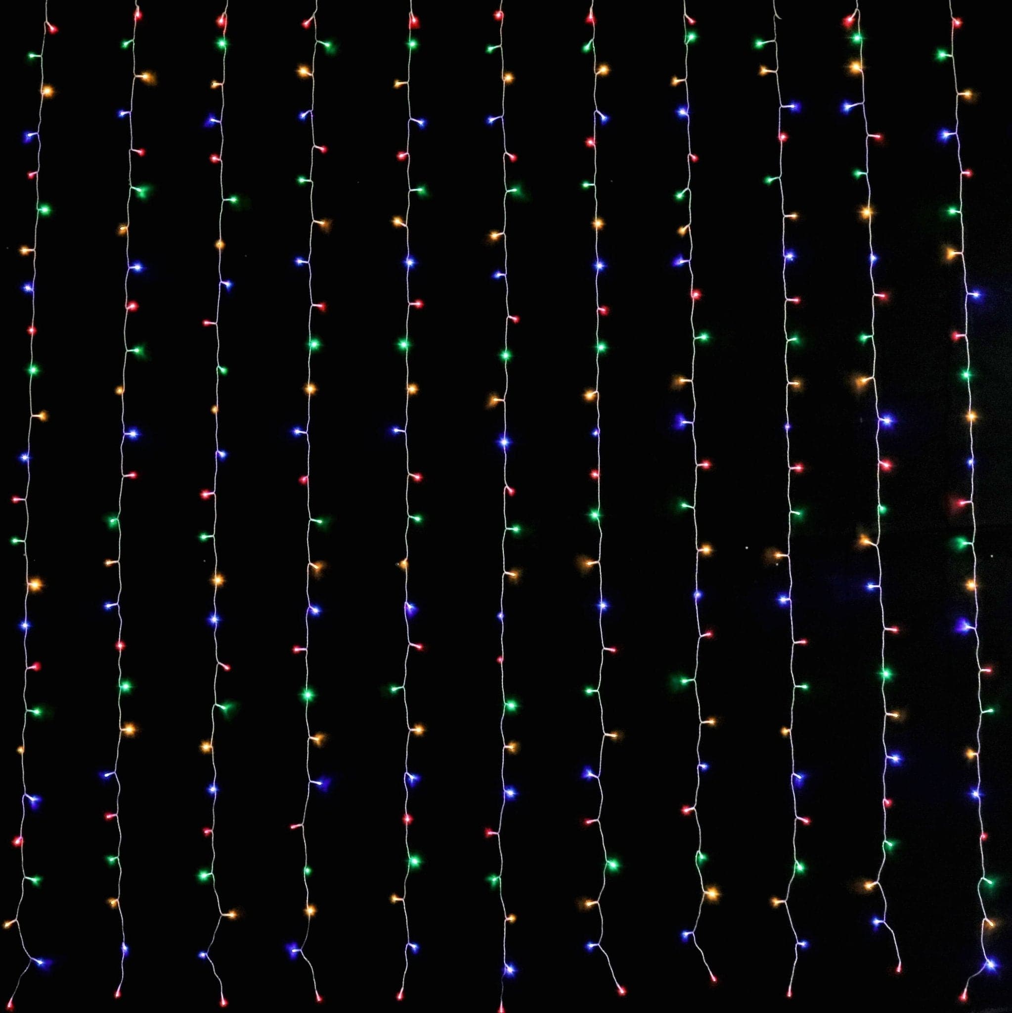 600 LED Curtain Light Multicolour (6m x 3m)