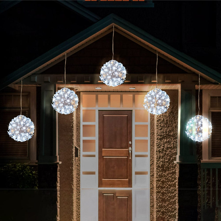 LED Cool-Warm Twinkling Petal Balls 5pc (10cm)