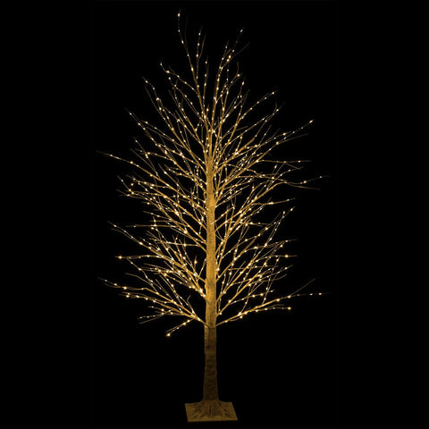 LED Warm White Twinkling Dazzling Birch Tree (1.8m)