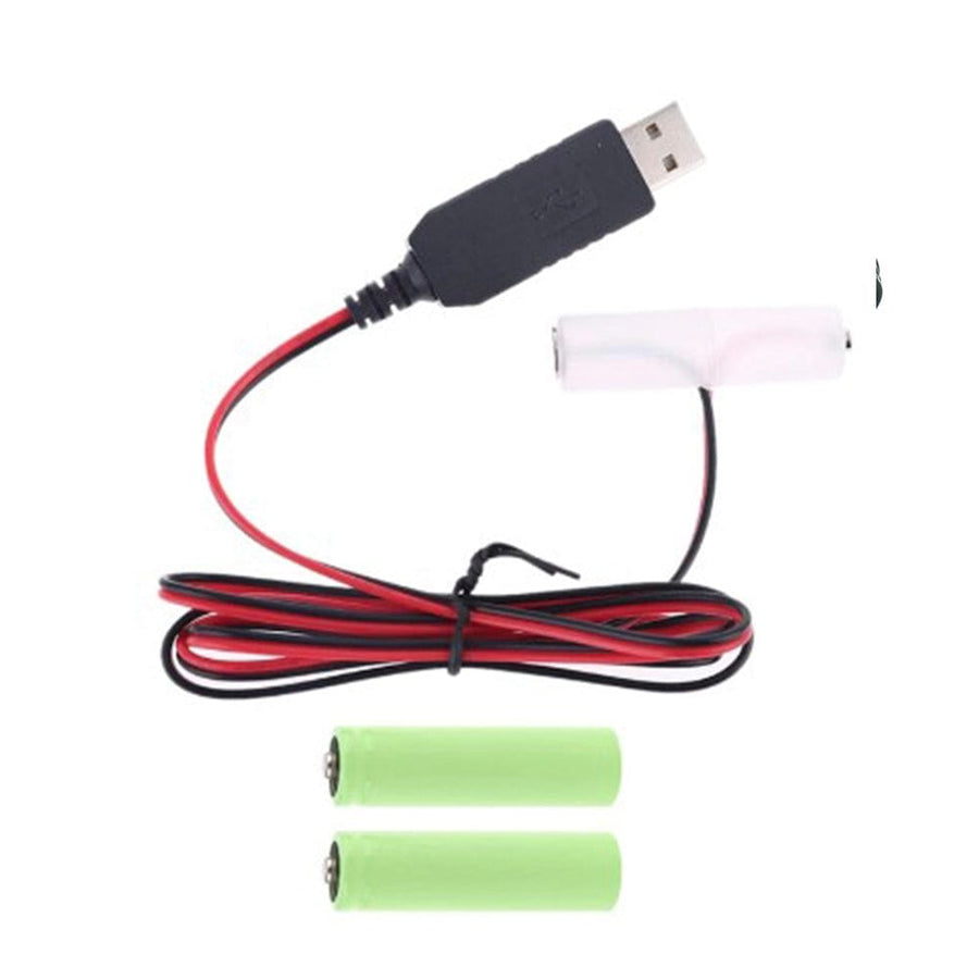 USB Battery Replacer 3pk AA