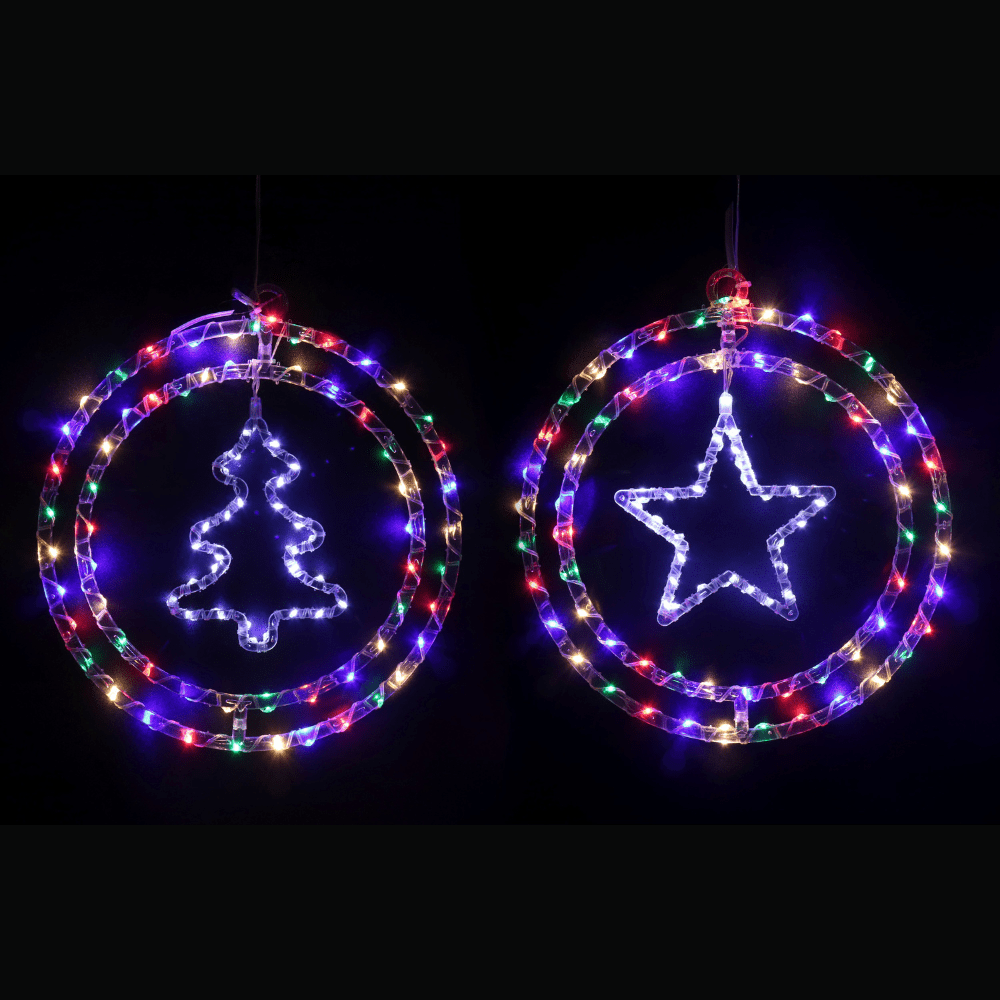 LED Crystal Ring Motif with Star