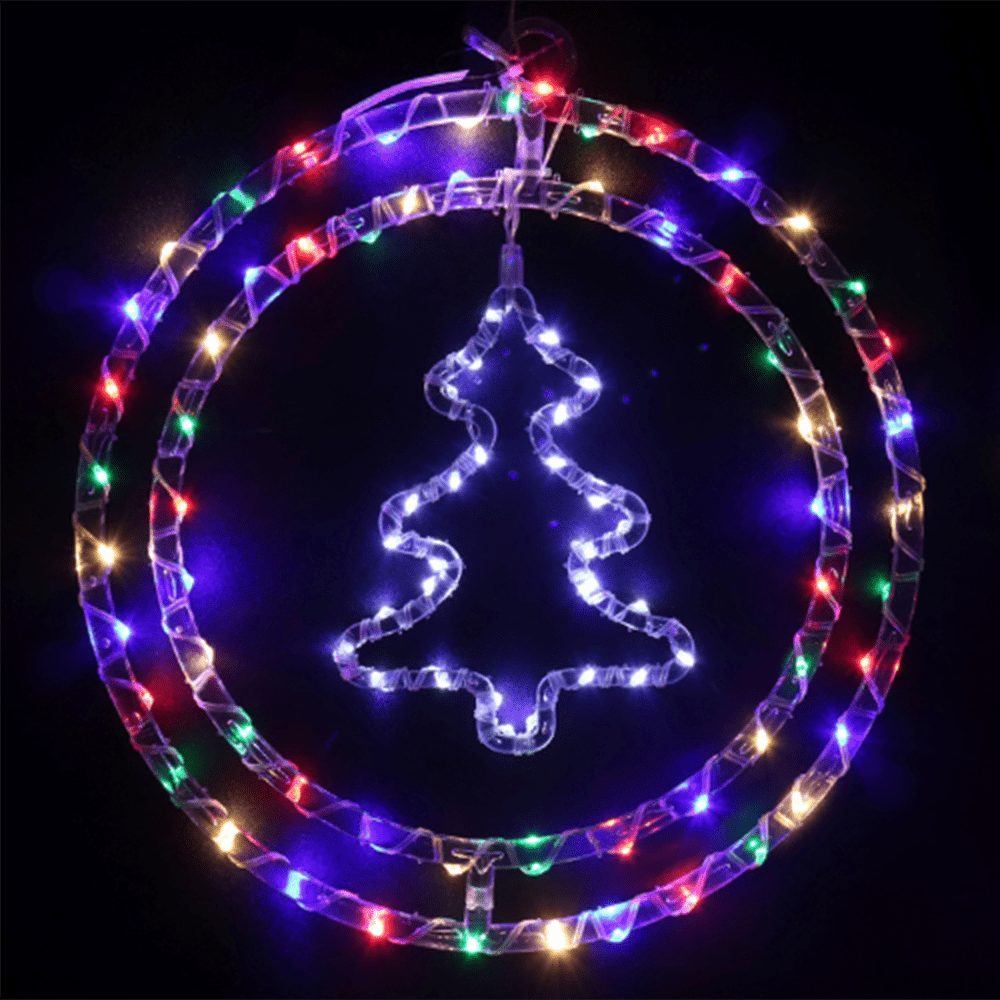 LED Crystal Ring Motif with Tree