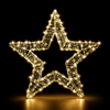LED Micro Wire Starry Star Motif Warm White 50cm