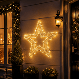 LED Micro Wire Starry Star Motif Warm White (50cm)