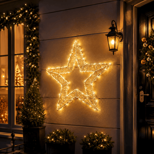 LED Micro Wire Starry Star Motif Warm White (50cm)