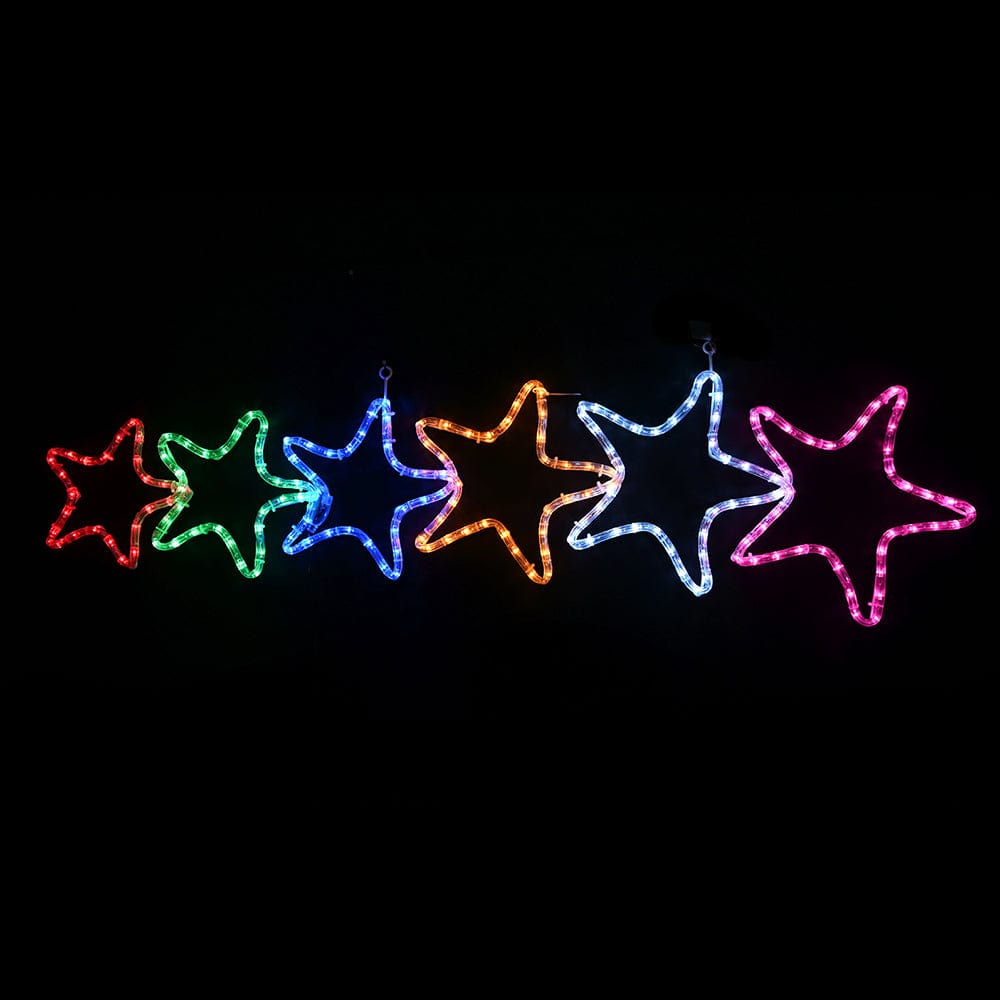 LED Ropelight 6 Stars Cluster BW