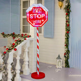 LED Multi Dual Purpose Stop Here Sign (100cm)