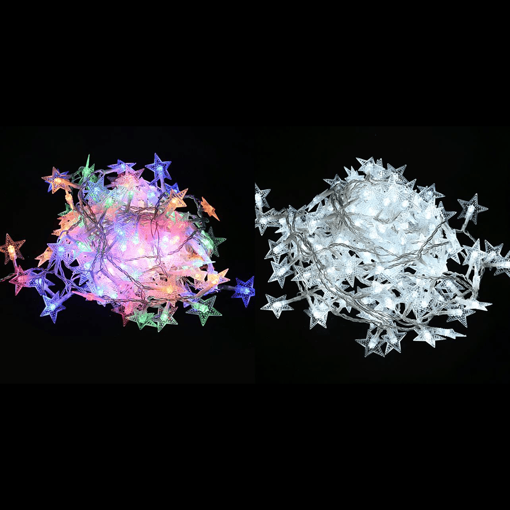 150 LED Star String Lights in Tub Asst