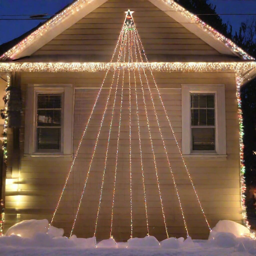 LED Solar Spray Strand Multi (2m)