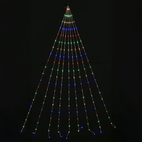 LED Solar Spray Strand Multi (2m)