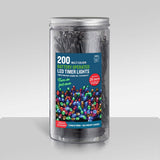 200 LED Battery Multicolour Fairy Lights a in Jar (19.9m)