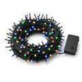 LED 200 Battery Operated Fairy Lights Multicolour