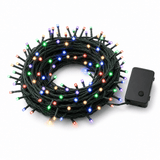 LED 200 Battery Operated Fairy Lights Multicolour