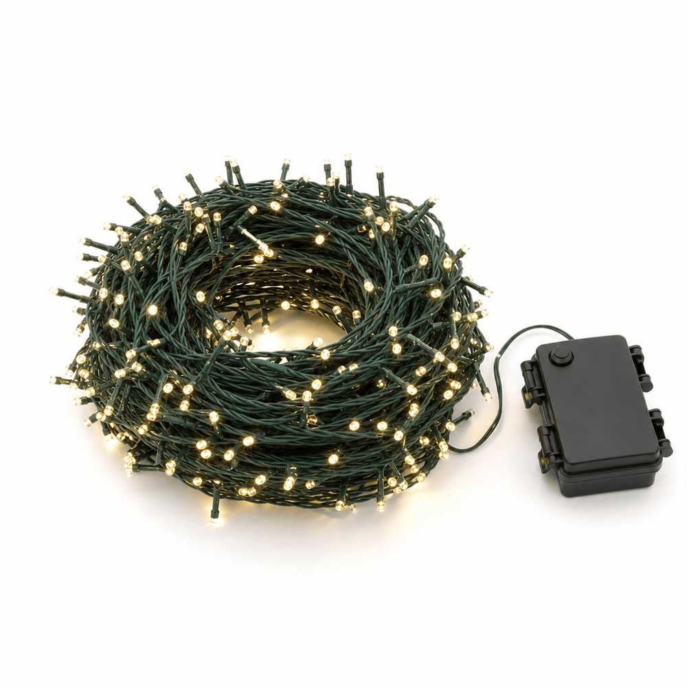 LED 200 Battery Operated Fairy Lights Warm White