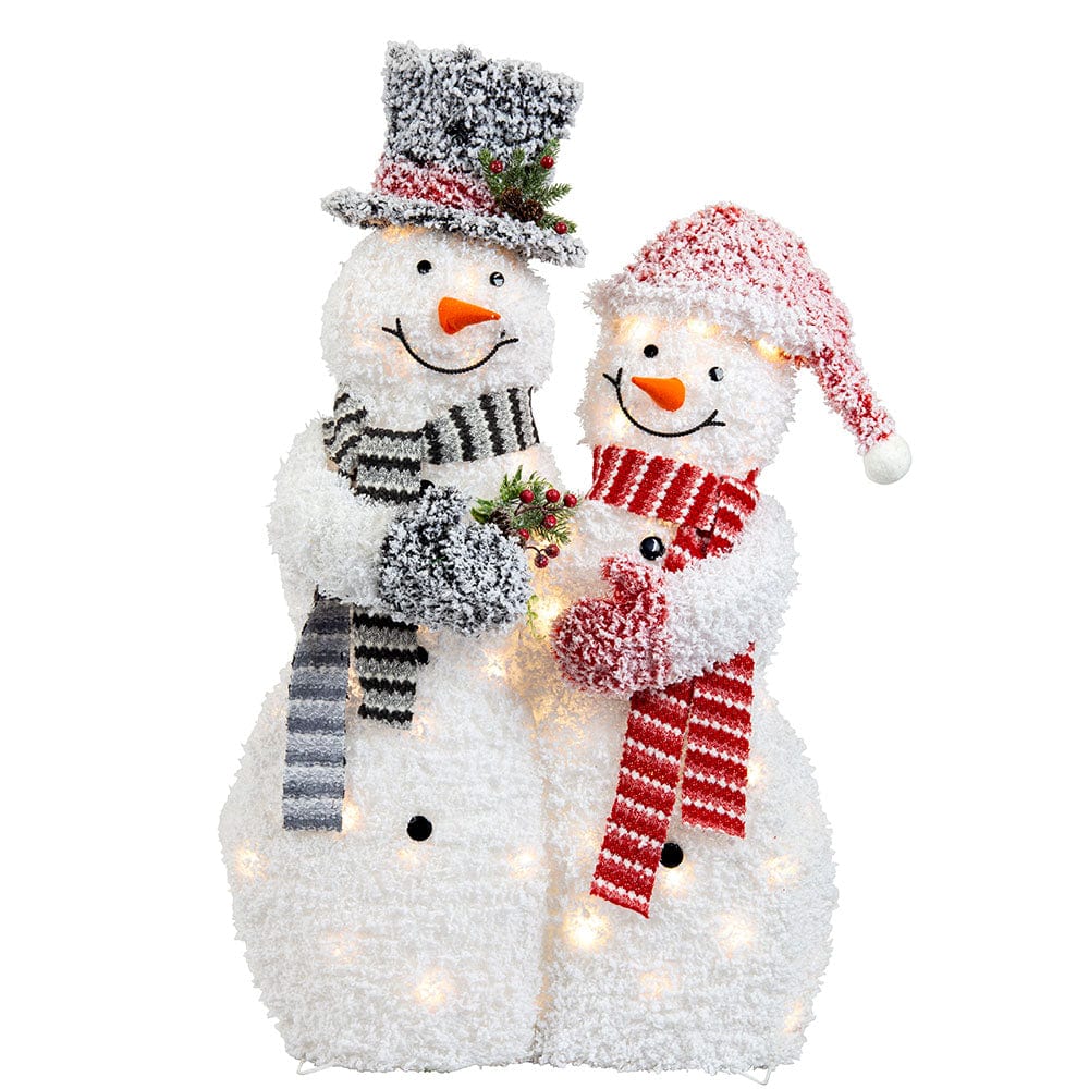 LED Frosty Couples Snowman (100cm)