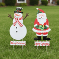 Metal Character Lawn Sign Asst